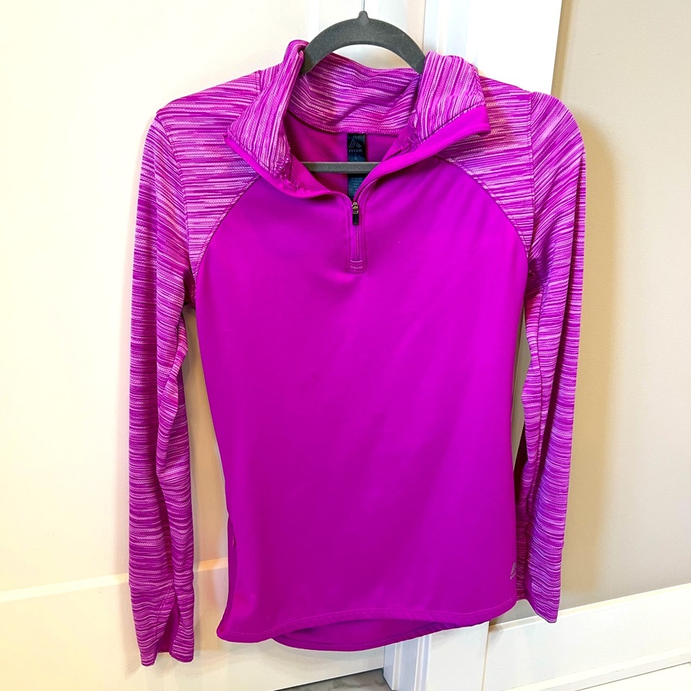 Women’s Reebok 1/4 Zip Purple Medium